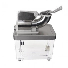 ZOKOP BY-300XTD 120V 350W Commercial Removable Dual Blades Electric Ice Crusher Silver