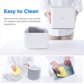 smartmi Cool Mist Humidifiers for Bedroom, Evaporative Room Humidifiers for Bedroom, 4L Top Fill Smart Humidifiers for Baby Kids, Baby Humidifiers No-Mist Whisper-Quiet Operation, APP Control