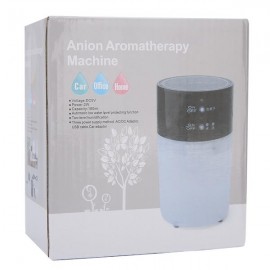 Anion Air Purifier Odor Removal Air Purifier Aromatherapy Diffuser for Bedroom Car Black