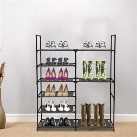 6 Tier Shoe Rack Non-Woven Fabric Shoe Tower Storage Organizer Cabinet