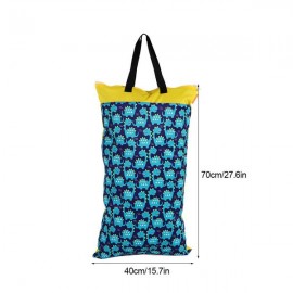 40x70 Waterproof Reusable Large Capacity Diaper Nappy Storage Bag (EF77)