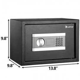ZOKOP H250*W350*D250 mm Electronic Code Depository Security Safe Box Black