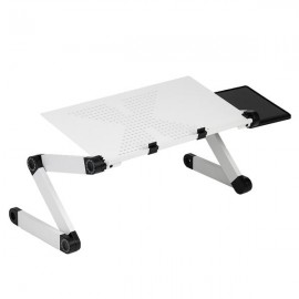 48 x 26cm Portable Home Use Assembled Folding Table White