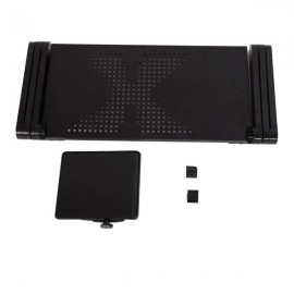 48 x 26cm Portable Home Use Assembled Folding Table Black